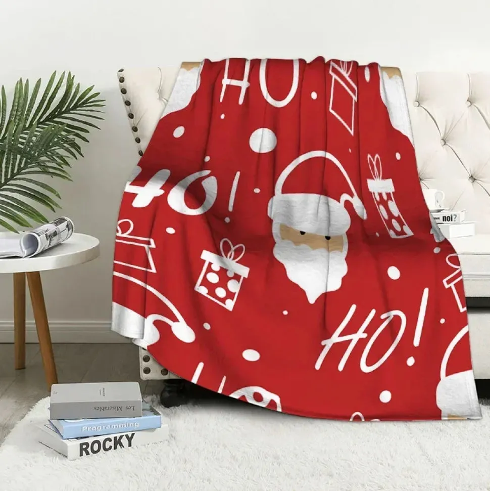 Plaid De Noël Rouge