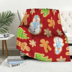 Plaid De Noël Rouge