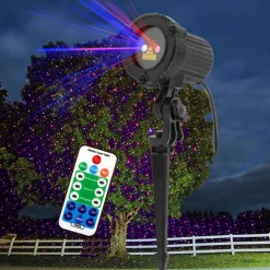 Projecteur Noël Bleu