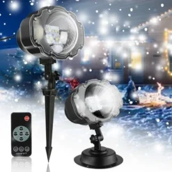 Projecteur Noël Chute De Neige