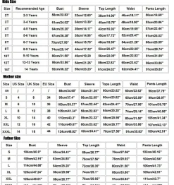 Pyjamas De Noël Famille Motif Père Noël