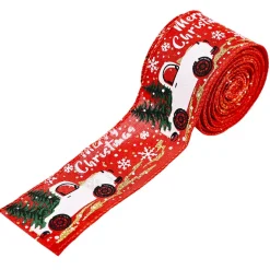 Ruban De Noël Pour Noeuds Et Couronnes