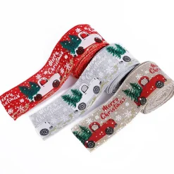 Ruban De Noël Pour Noeuds Et Couronnes