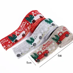 Ruban De Noël Pour Noeuds Et Couronnes