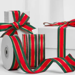 Ruban Noël Rouge Et Vert