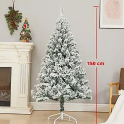 Sapin De Noël Artificiel Blanc - 150 Cm
