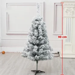 Sapin De Noël Artificiel Blanc - 90 Cm