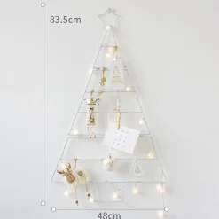 Sapin Mural De Noël - Blanc