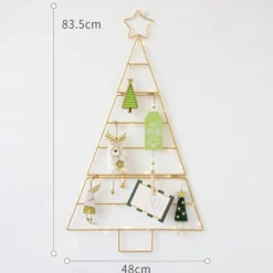 Sapin Mural De Noël - Or