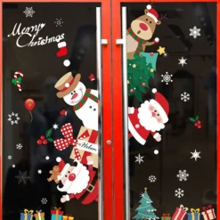 Stickers De Noël - Fenêtre D'hiver