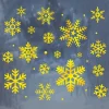 Stickers De Noël - Flocons Dorés