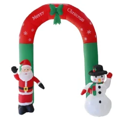 Structure De Noël Gonflable - Merry Christmas