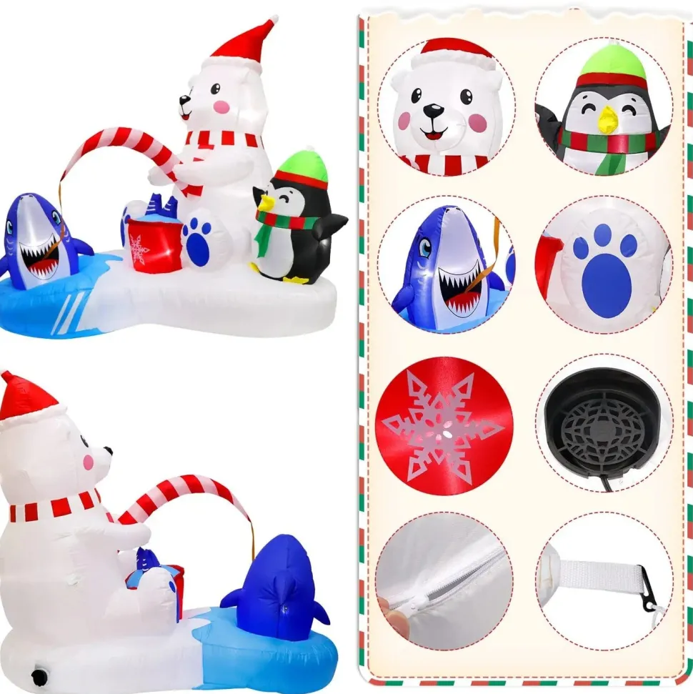 Structure De Noël Gonflable - Banquise