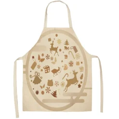 Tablier De Noël Beige