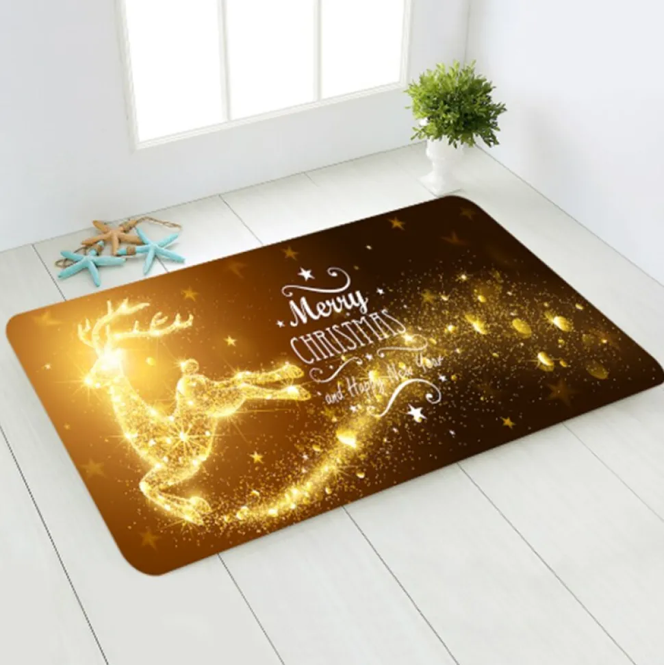 Tapis De Noël - Renne Illuminé