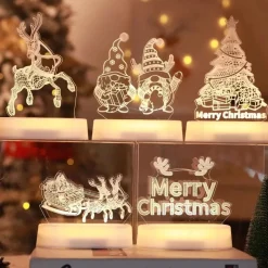 Veilleuse De Noël à Piles