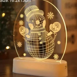 Veilleuse De Noël à Piles