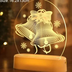 Veilleuse De Noël à Piles