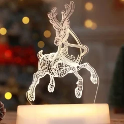 Veilleuse De Noël à Piles