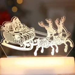 Veilleuse De Noël à Piles